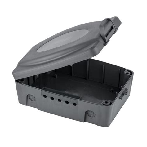 Arlec IP54 Weatherproof 4 Outlet Electrical Enclosure Box Case 